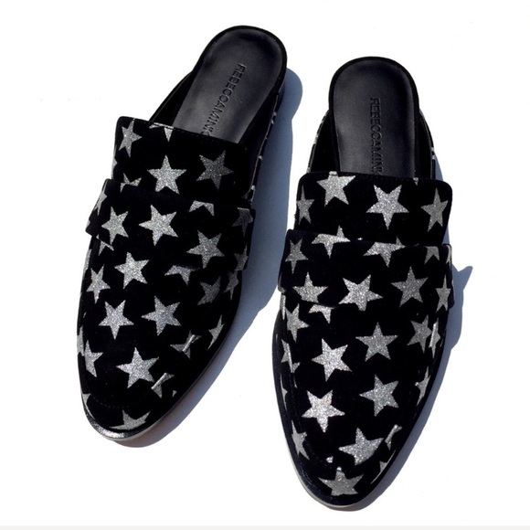 2 x 🎉Host Pick🎉 Rebecca Minkoff Suede Star Slip ons - Picture 3 of 8